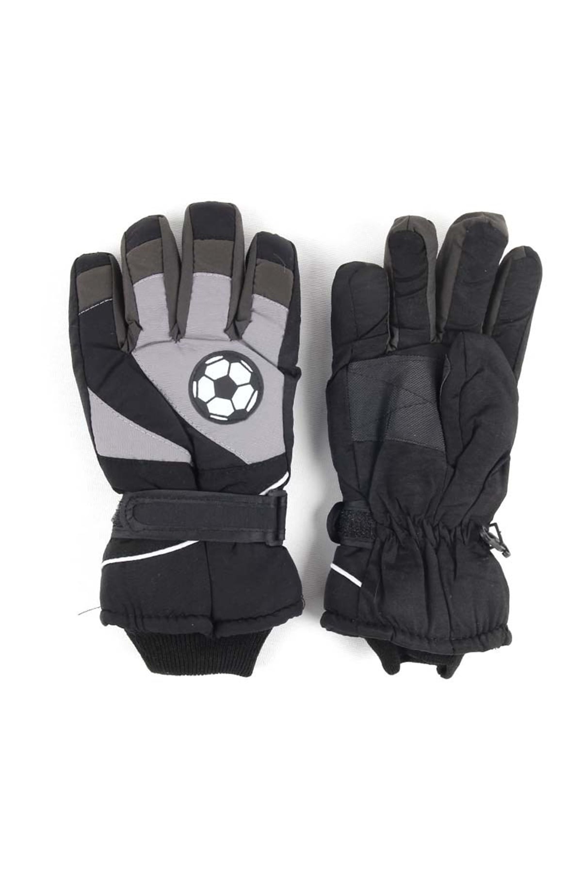 Erkek Çocuk Siyah Kar Eldiveni