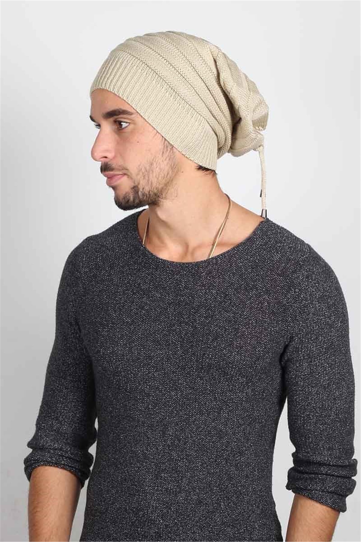 Erkek Tarz Bere GP1106 Bej