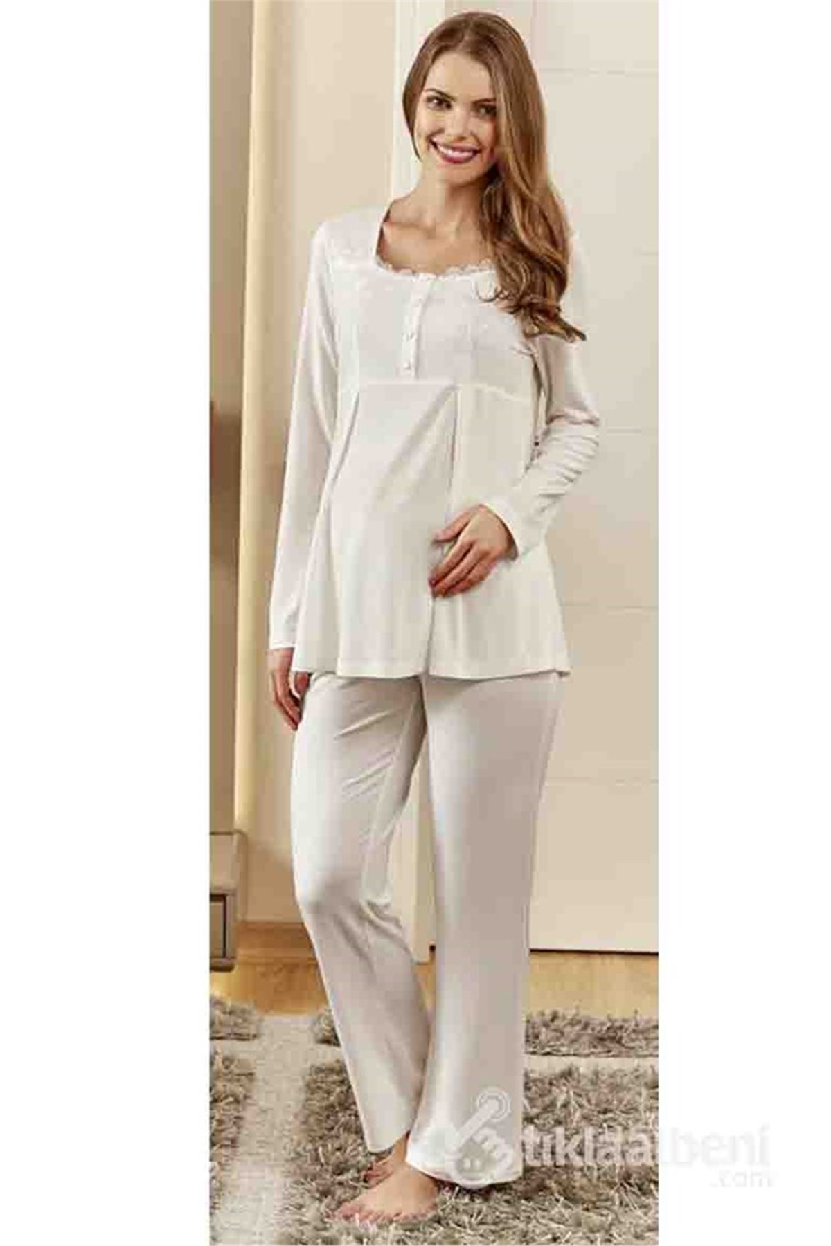 Eros ESK 20810 Lohusa Bayan Hamile Pijama Takımı