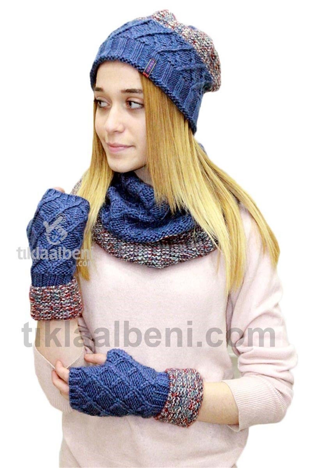 Fonem Klara Boyunluk Bere Eldiven Takım Klara 13067-4