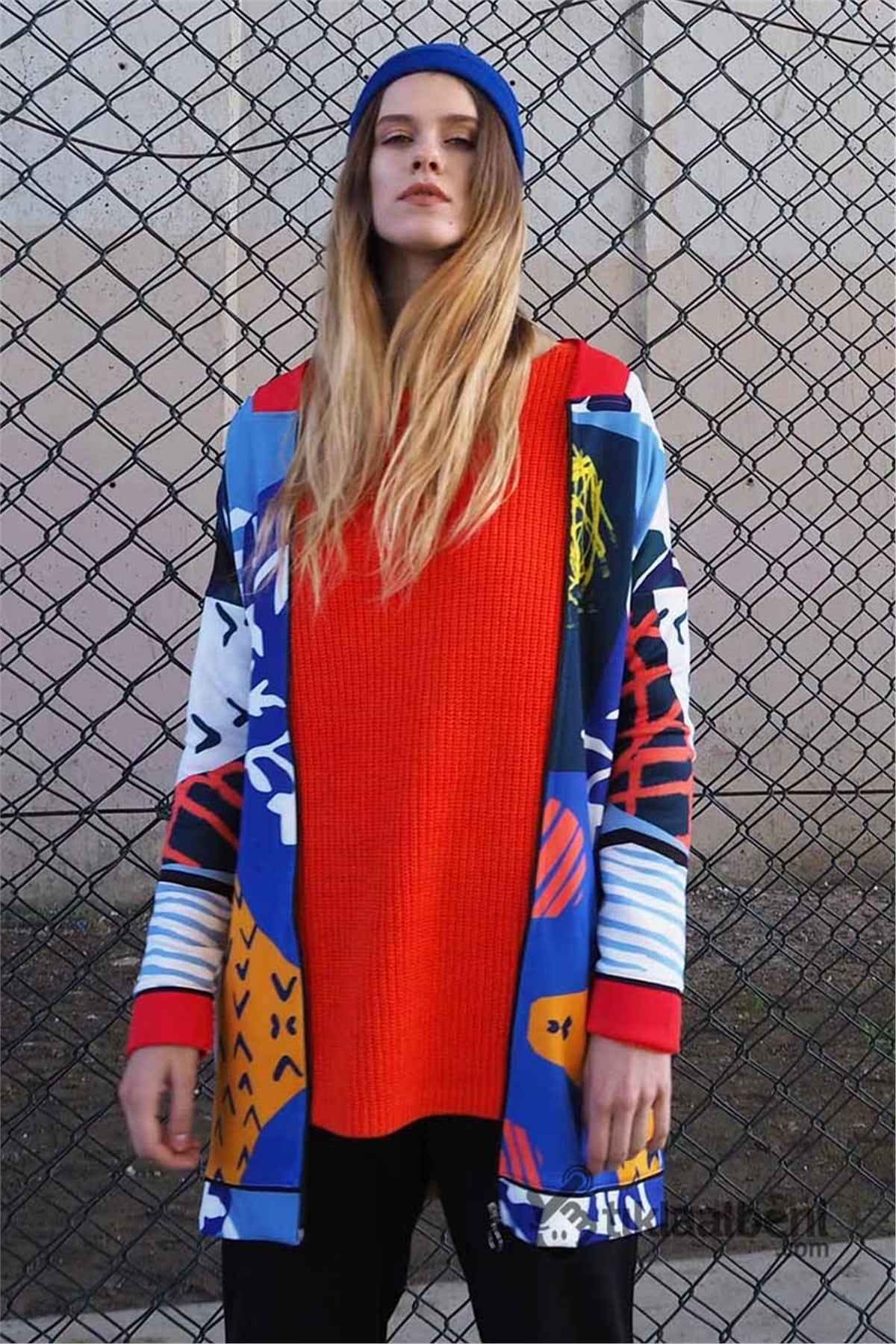 Hareketli Tasarımlı Bomber Üst Eşofman BMH-338