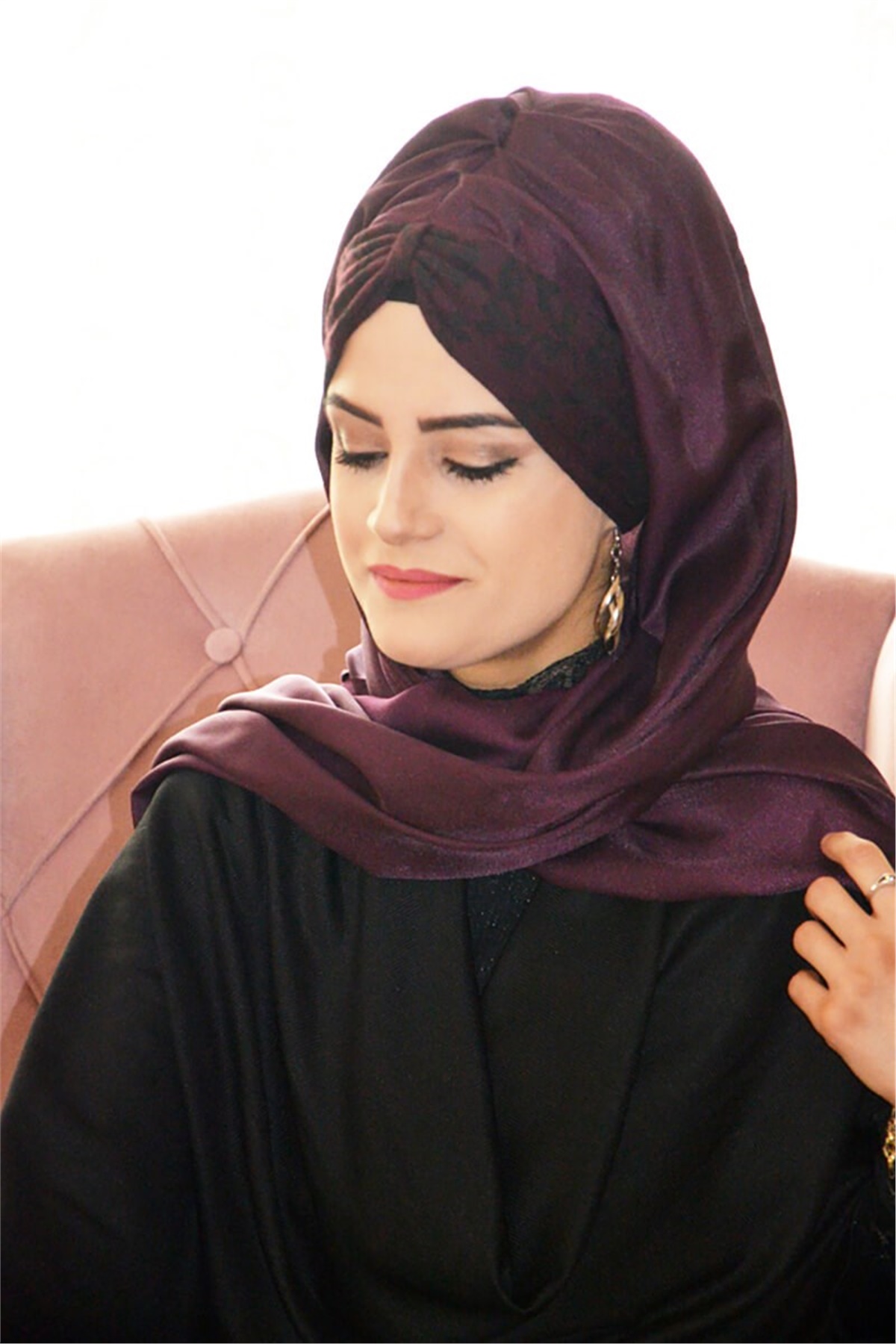 Hazır Şal, Hazır Türban, Bandana Pratik Bone Şal BND005