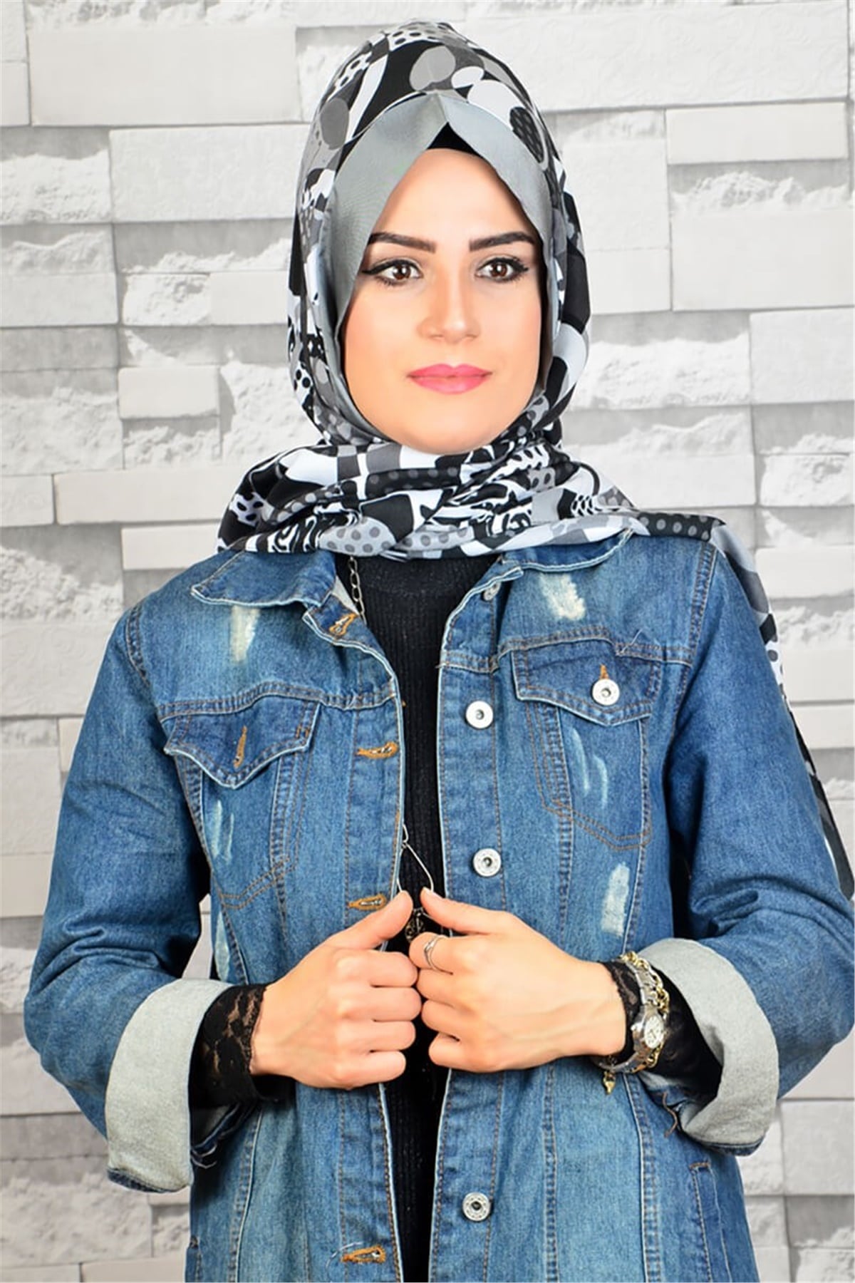Hazır Türban, Ful Pratik Mıknatıslı Pratik Şal EASY1122