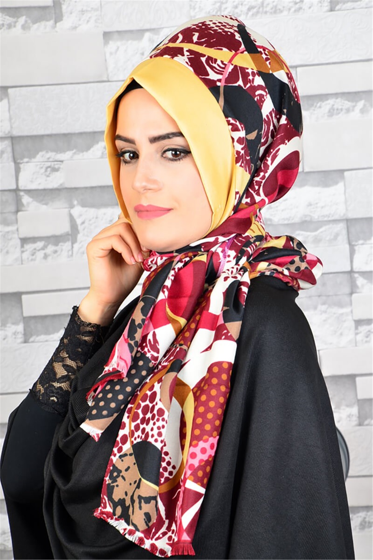 Hazır Türban, Ful Pratik Mıknatıslı Pratik Şal EASY1123