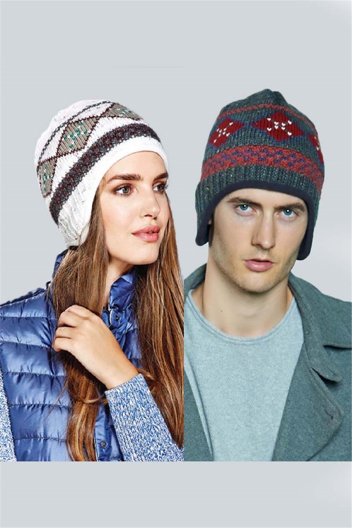 Unisex Kulaklı Bere İçi Polarlı FO-2385