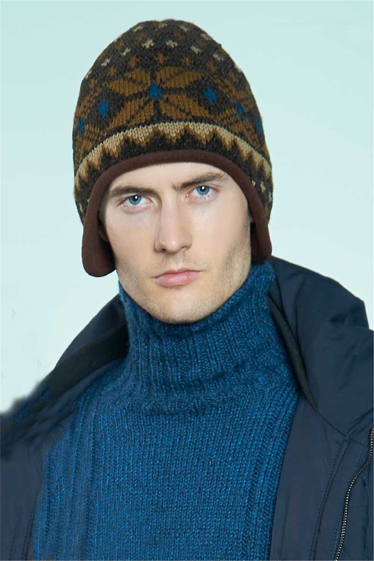 Erkek İçi Polarlı Kulaklı Bere FO-2069