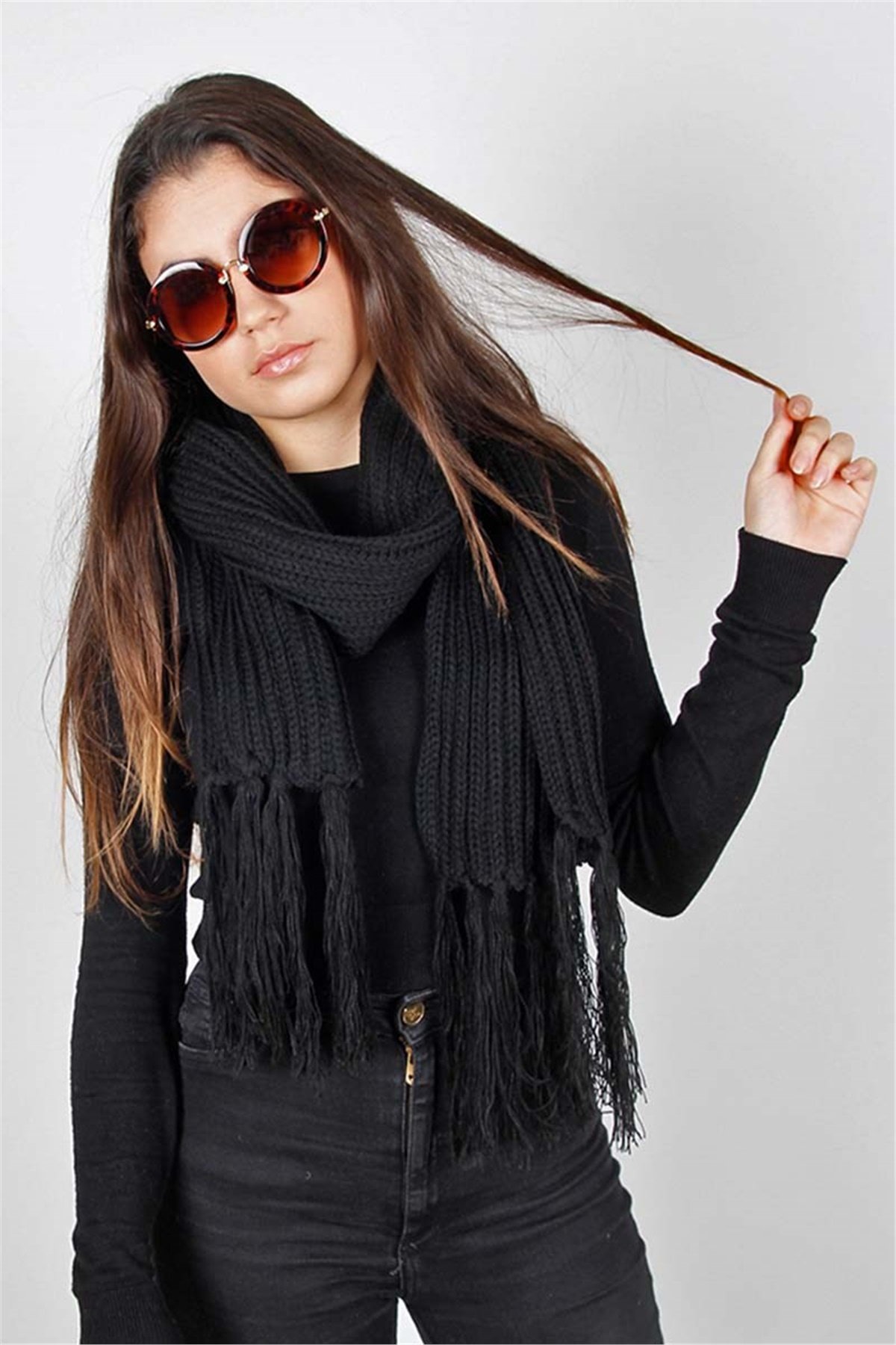 Kadın Atkı FRM-5066 Siyah