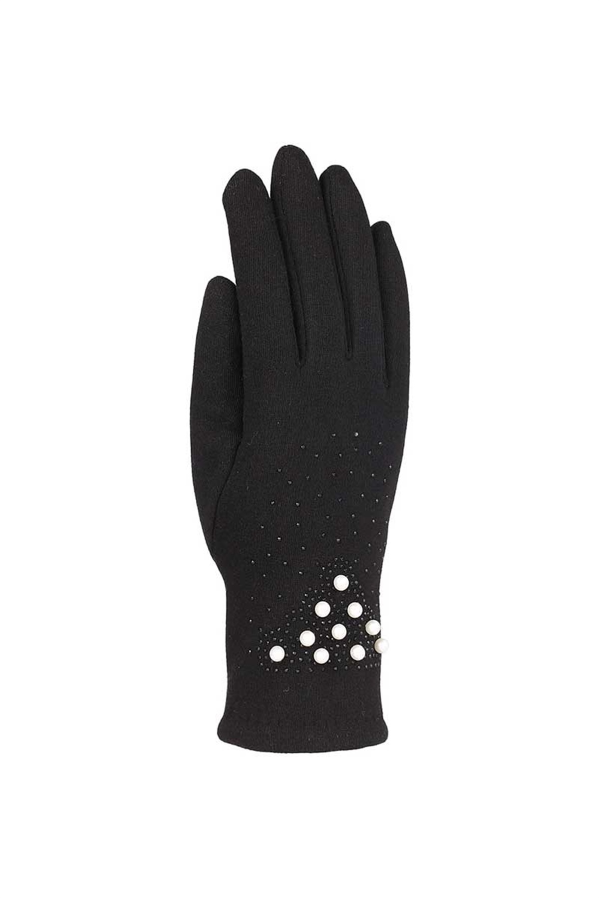 Kadın Pamuklu Eldiven 82101-11 - Siyah
