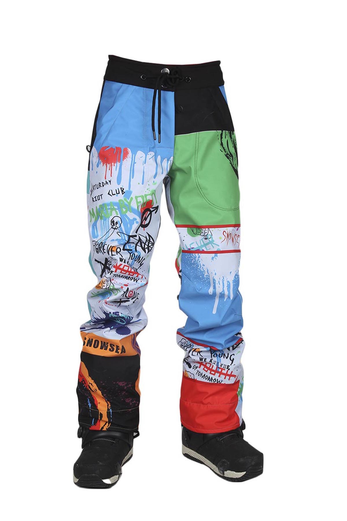 Kafamdaki Kaos Kar Pantolonu Snowsea SS7962 Kadın Snowboard ve Kayak Pantolonu 