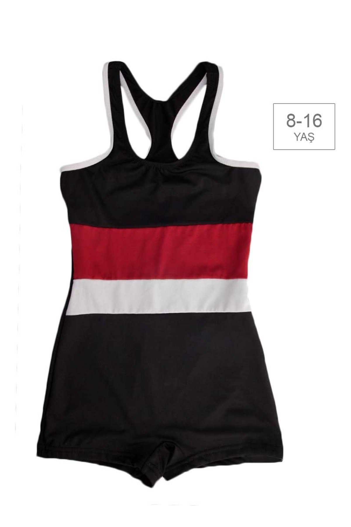 Kız Çocuğu Havuz Yüzücü Mayo ARG-260 Siyah