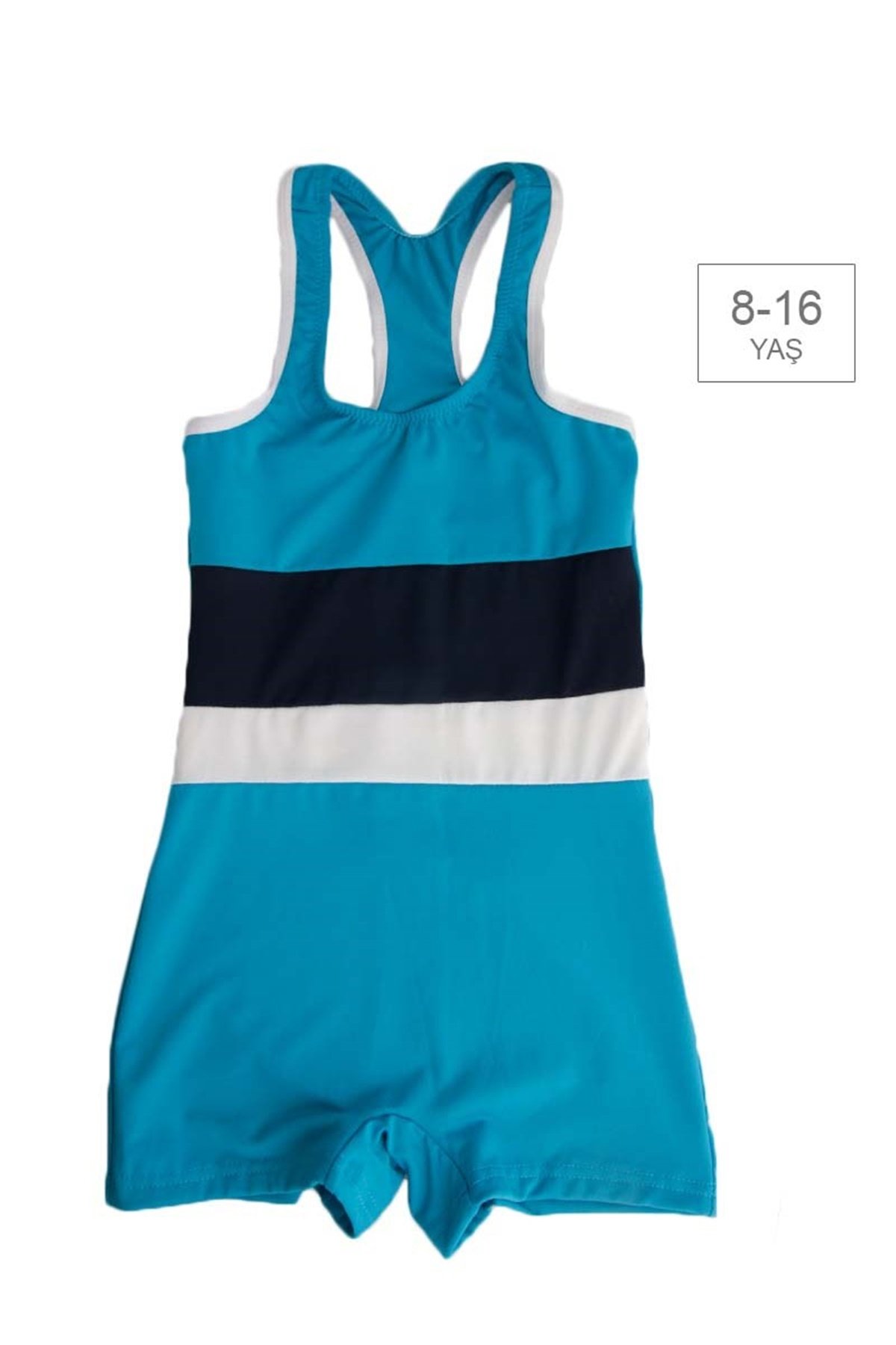 Kız Çocuğu Havuz Yüzücü Mayo ARG-260 Turkuaz