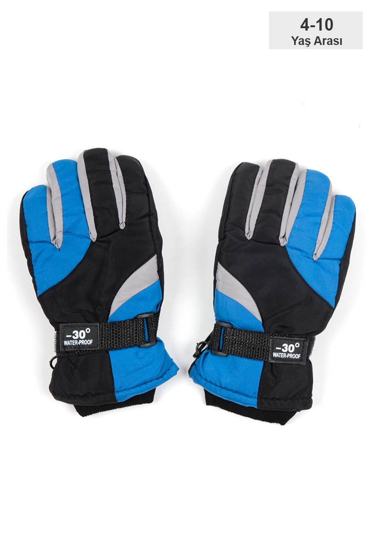 Kız Çocuk Kar Eldiveni B714 Mavi