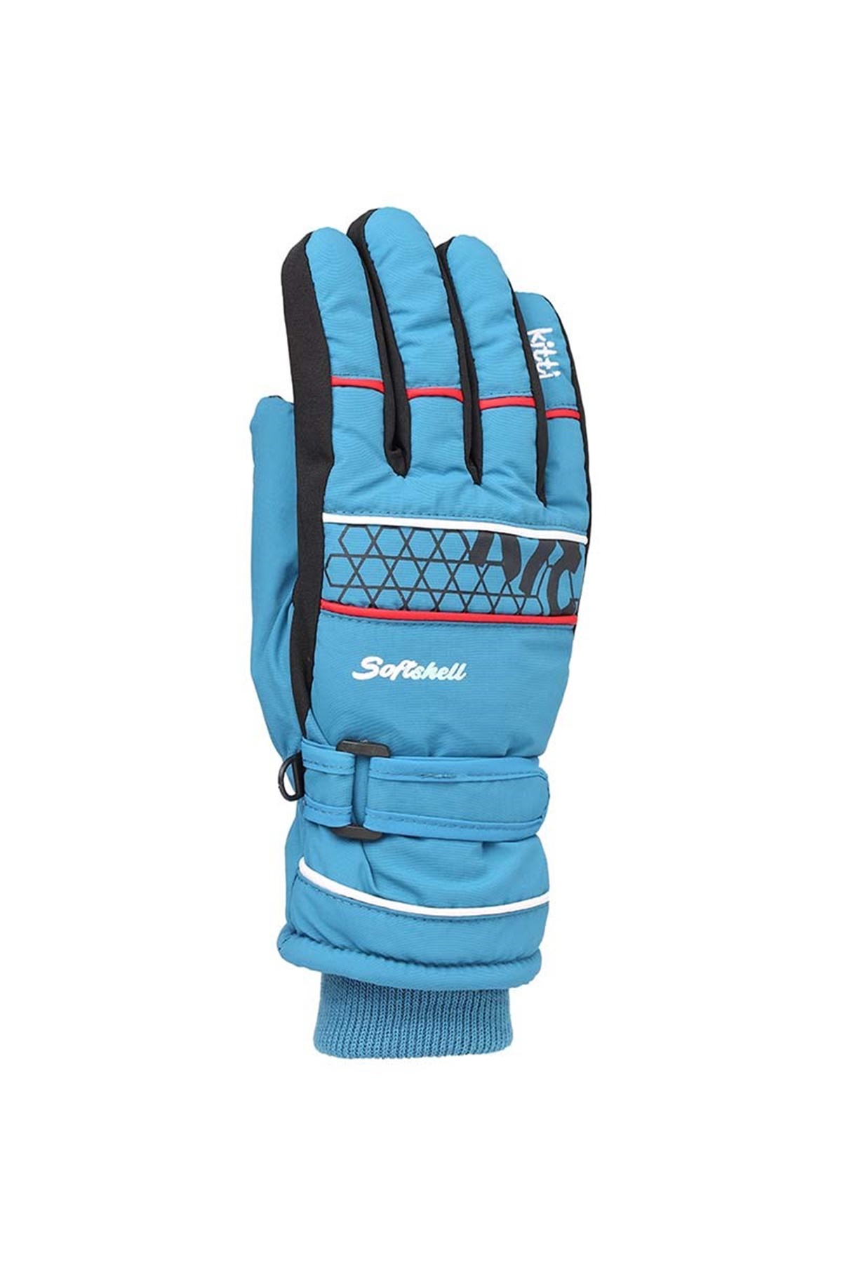 Kız Çocuk Mavi Kar Eldiveni 9-15 Yaş - KR422-4