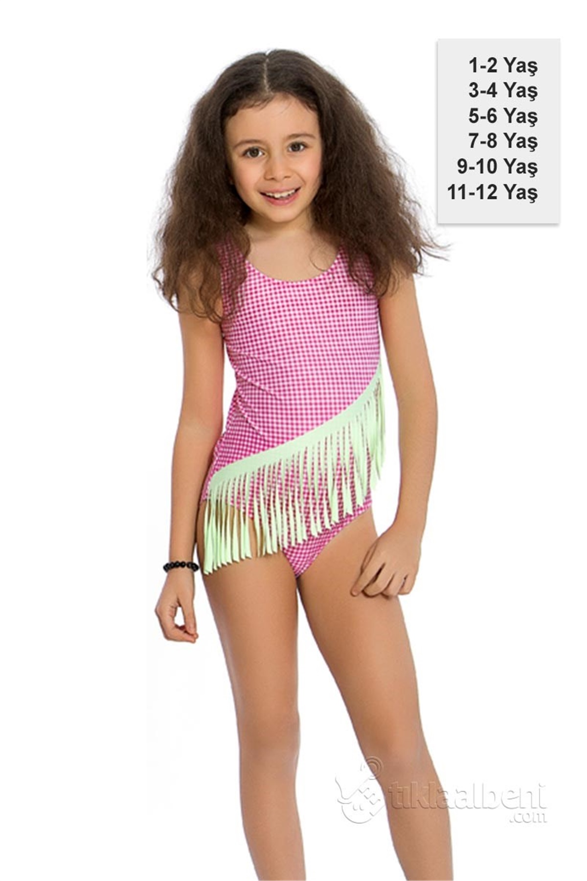 Kız Çocuk Mayo Püsküllü Armes 7911 Mor