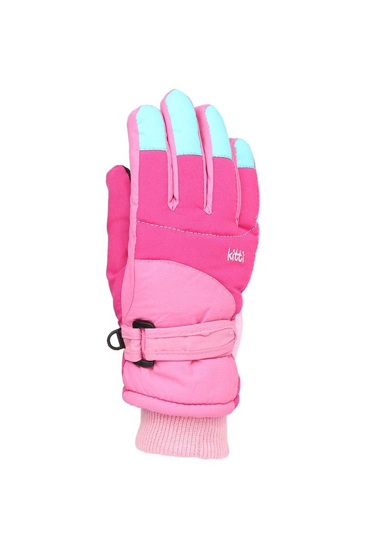 Kız Çocuk Suya Dayanıklı açık pembe Kar Eldiveni 4-8 Yaş - KR421-5