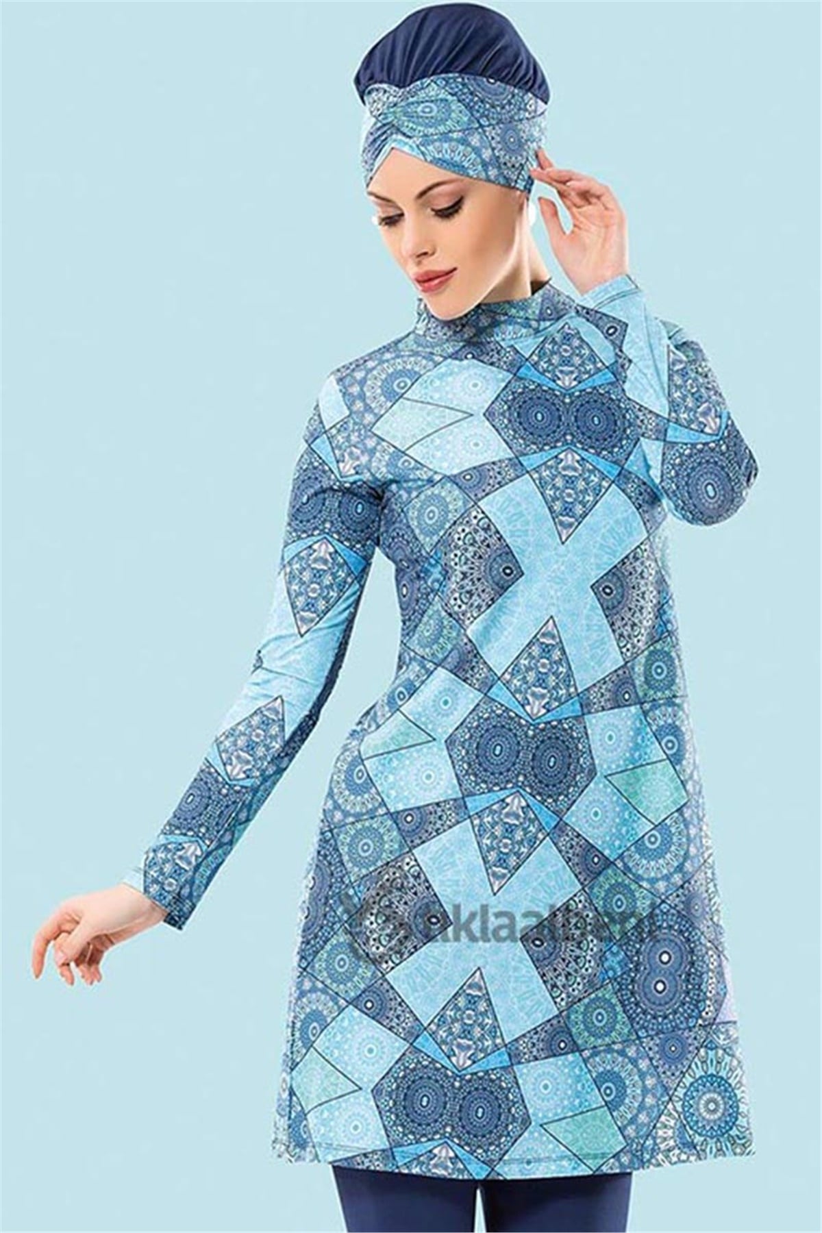 Kristal Tam Tesettür Mayo Ladytes 710895