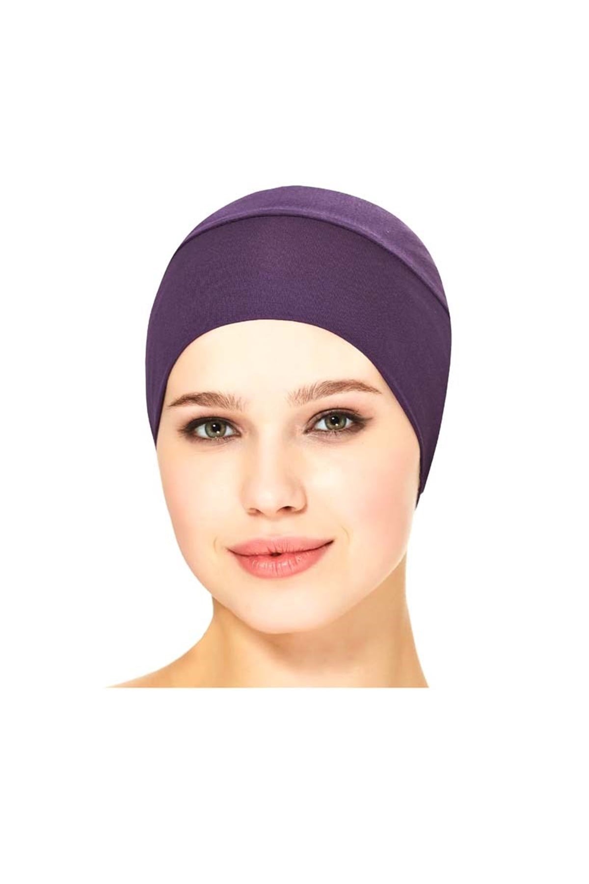 Likralı Kumaş Bone 164001 Mor