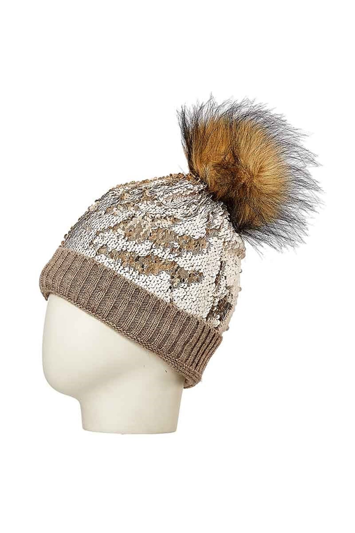 Pullu Bayan Bere 24821 - Bej