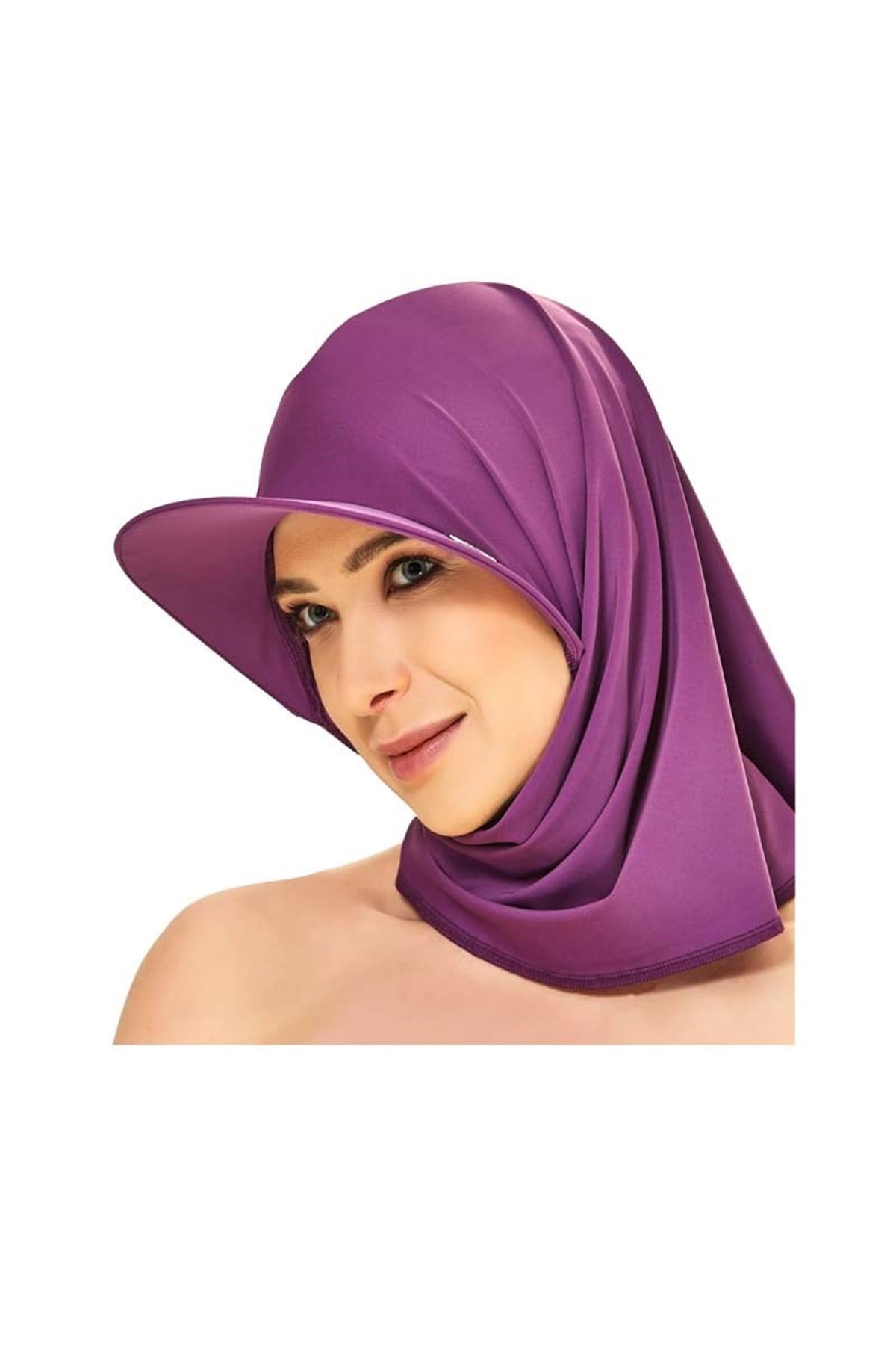 Şapkalı Kumaş Bone Adasea 164003 Mor