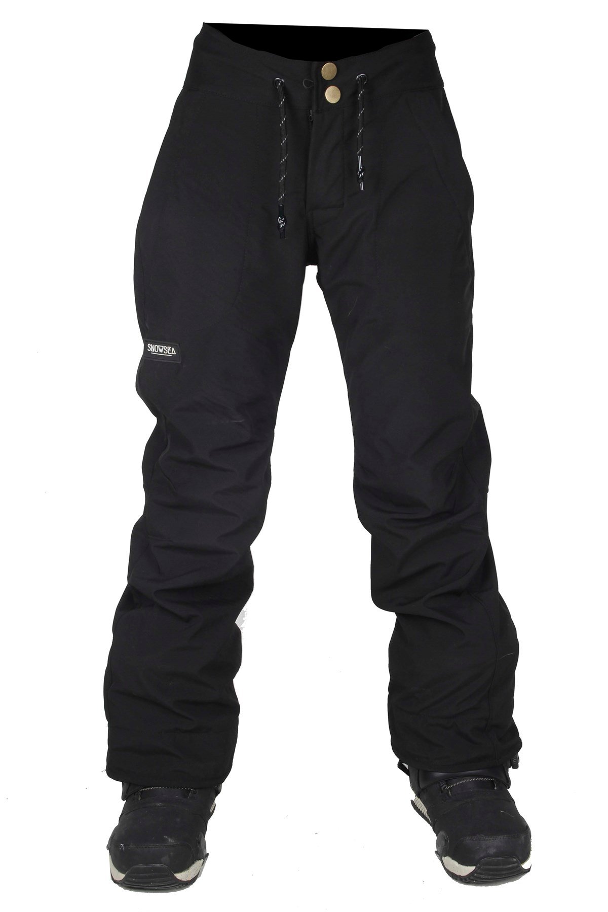 Siyah Snowboard Pantolonu, Snowsea SS7955 Siyah Kayak Pantolonu