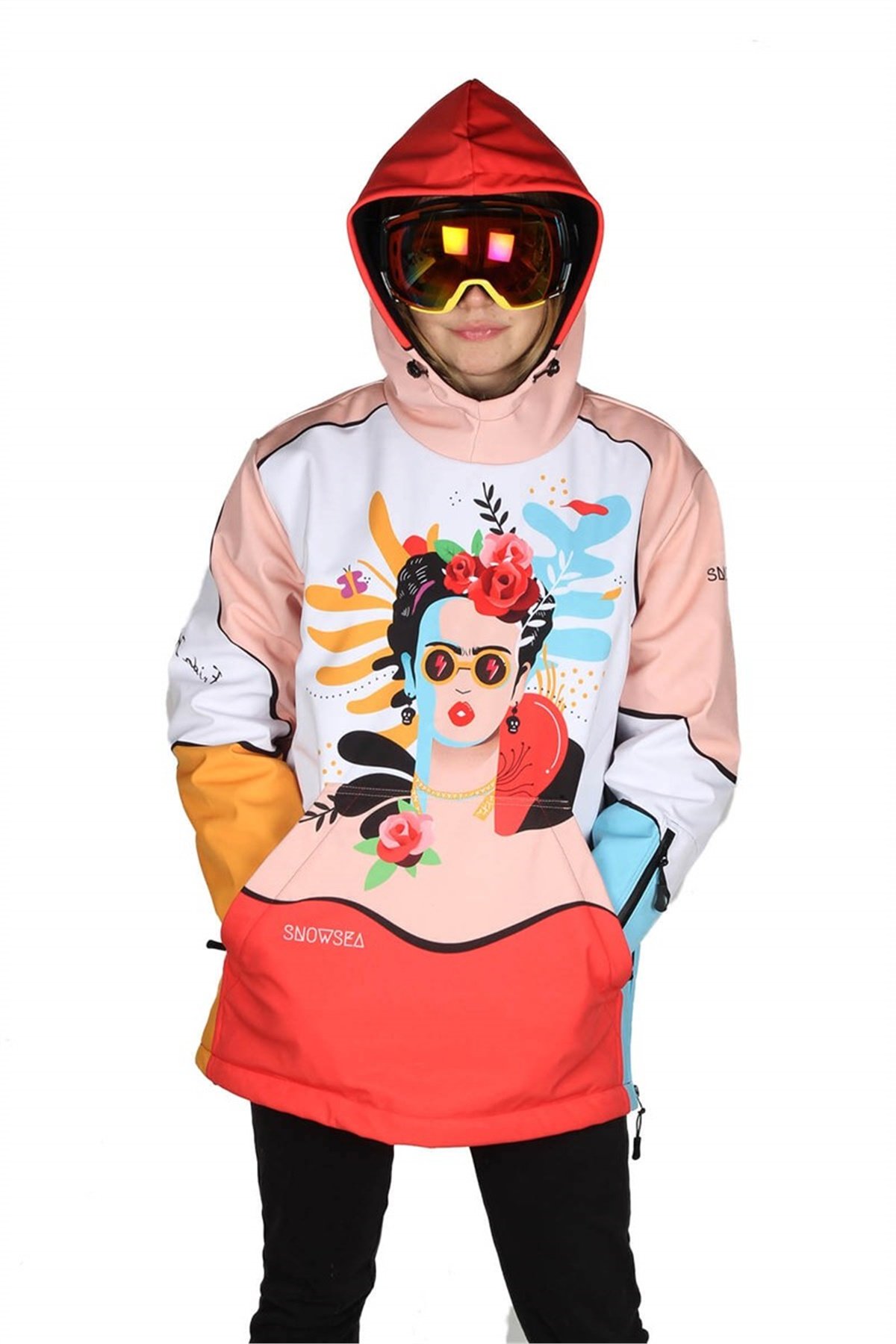 Snowsea Frida Kahlo Bayan Snowboard ve Kayak Montu