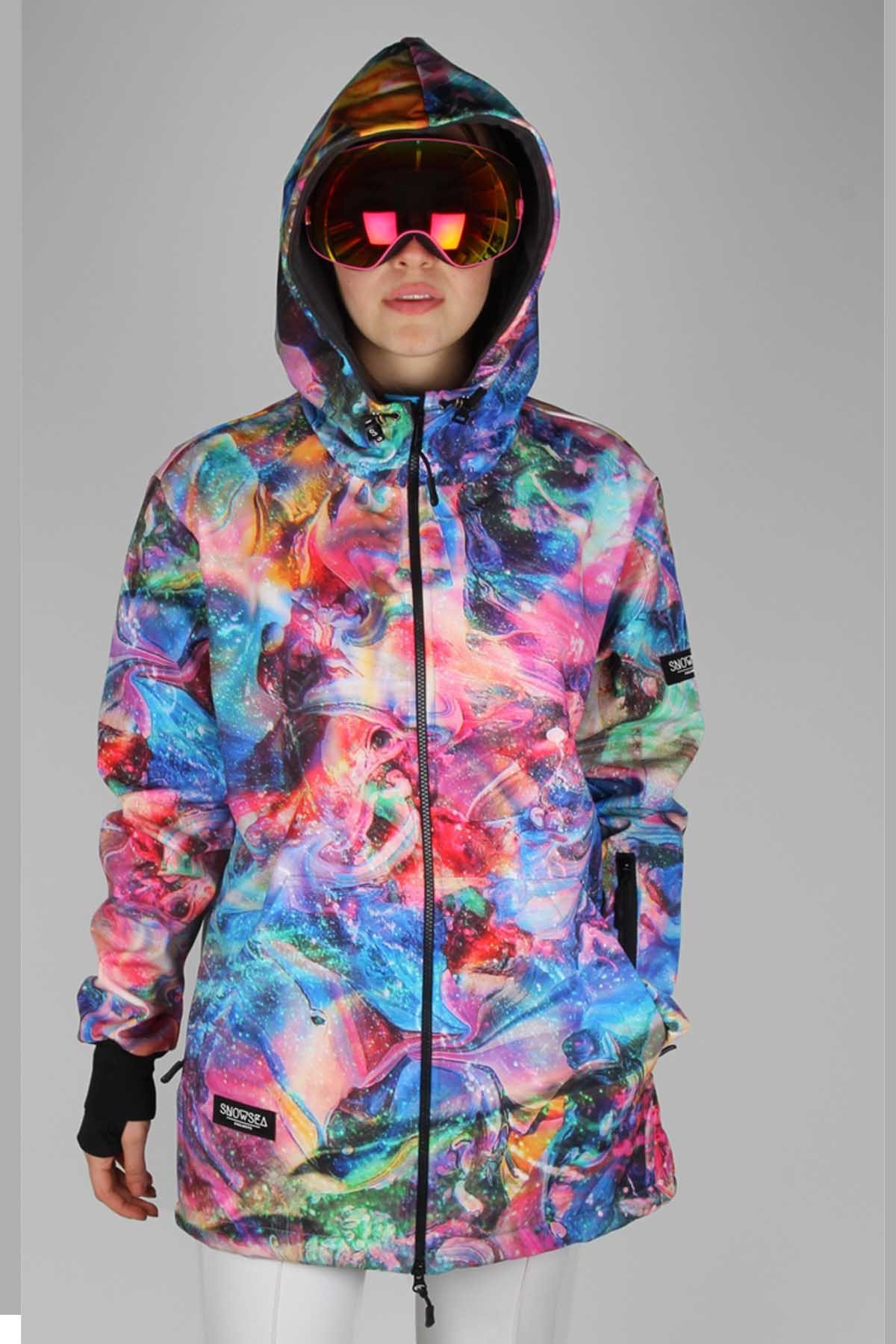 Snowsea Galaxy SS7783 Kadın Kayak Montu, 1. Kalite Kadın Snowboard Montu