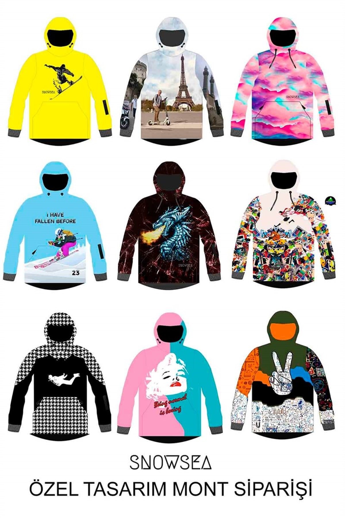 Snowsea Özel Tasarım Mont Sipariş Linki