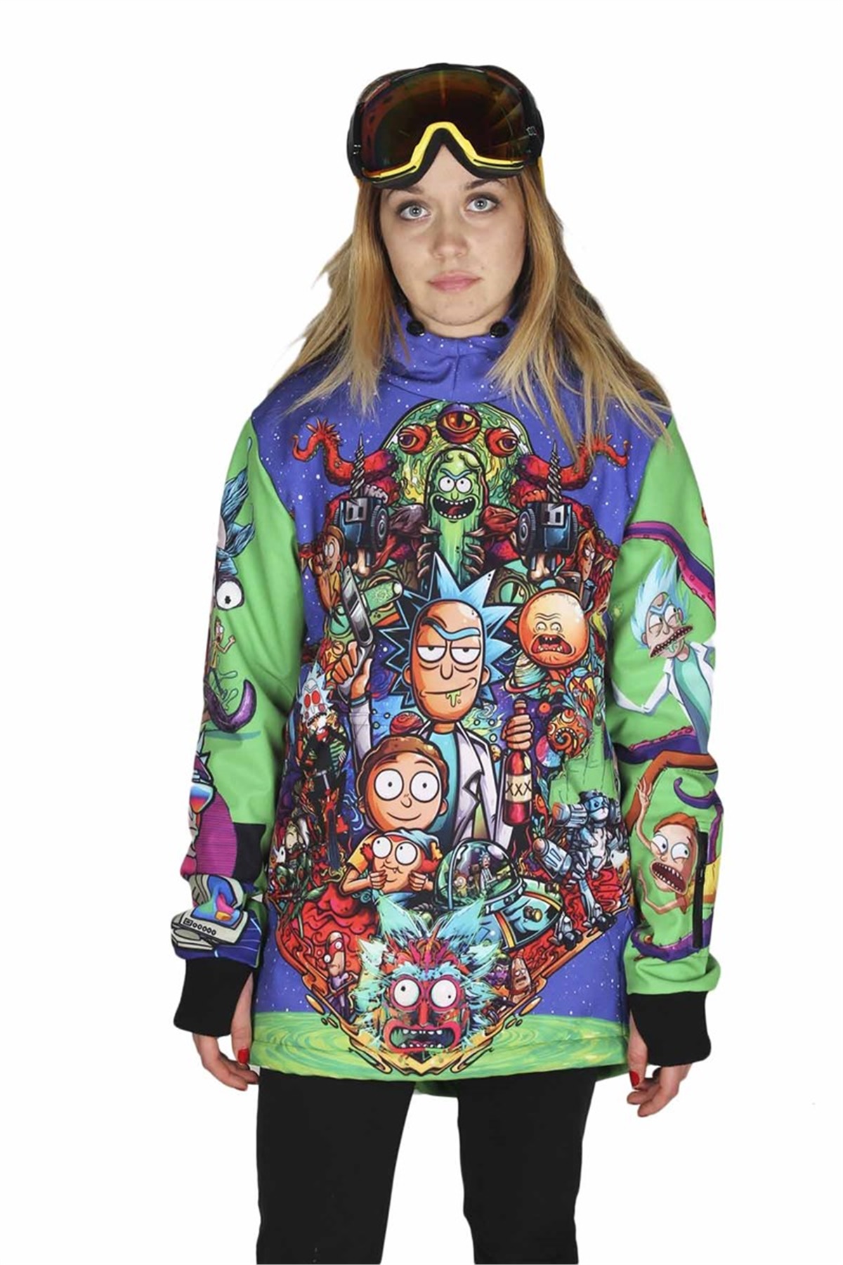 Snowsea Rick & Morty Mavi Snowboard ve Kayak Montu