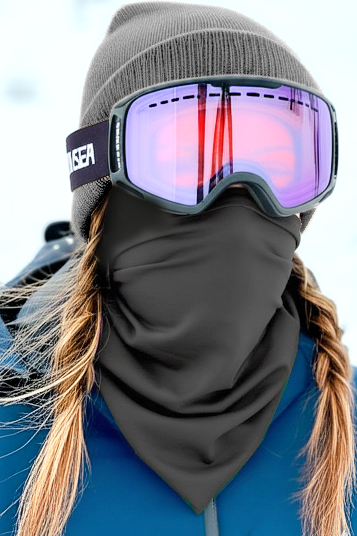 Snowsea Siyah Kar Maskesi SS2116