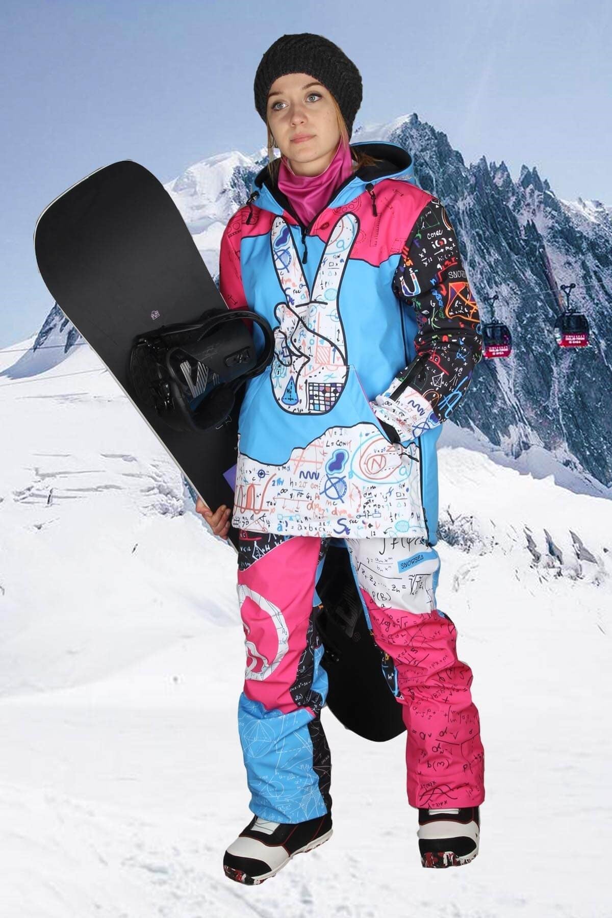 Snowsea SS7756-1 Peace Kadın Snowboard Pantolon - Mont Takımı