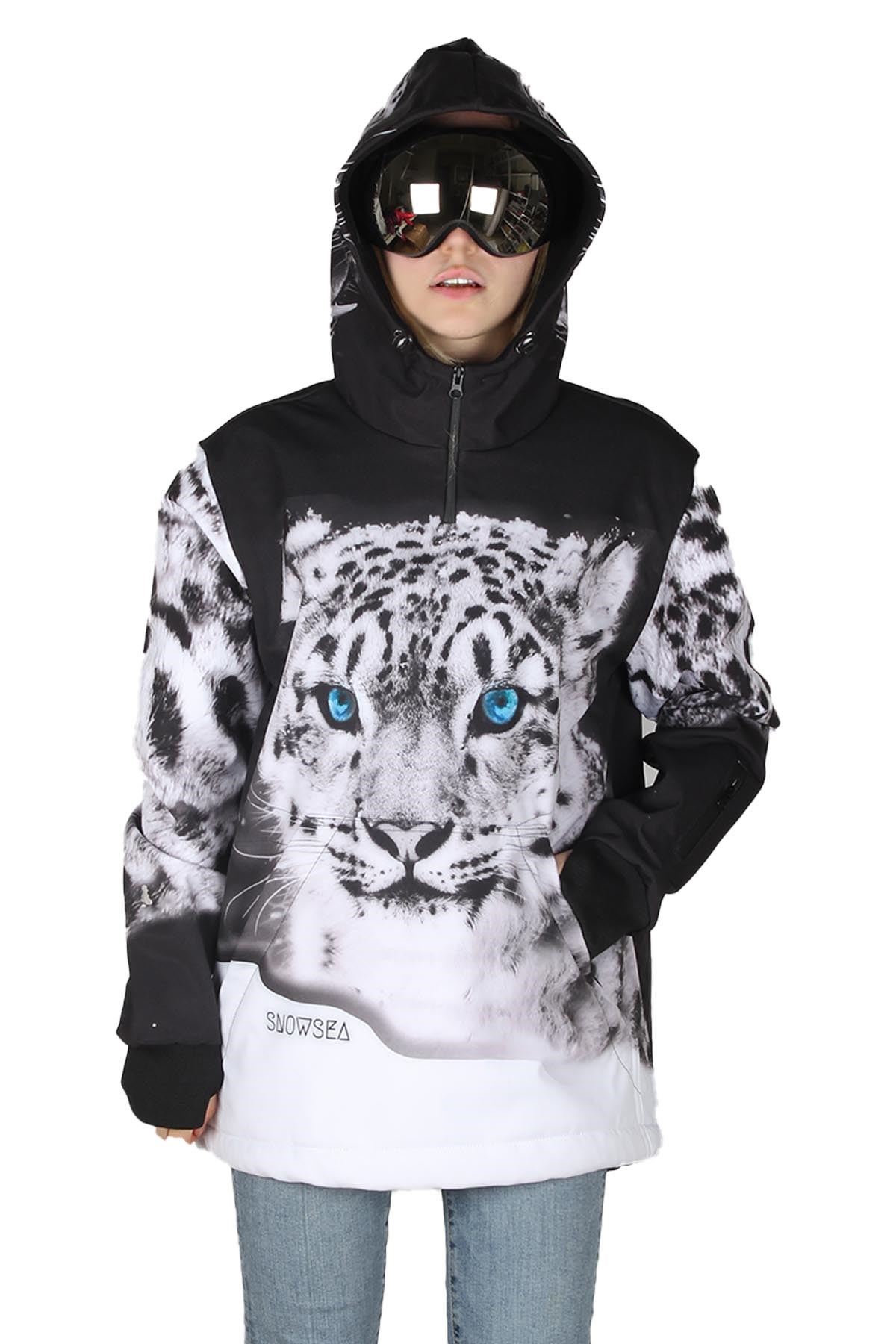 Snowsea SS7904 White Tiger Özel Tasarım Kadın Kayak Montu