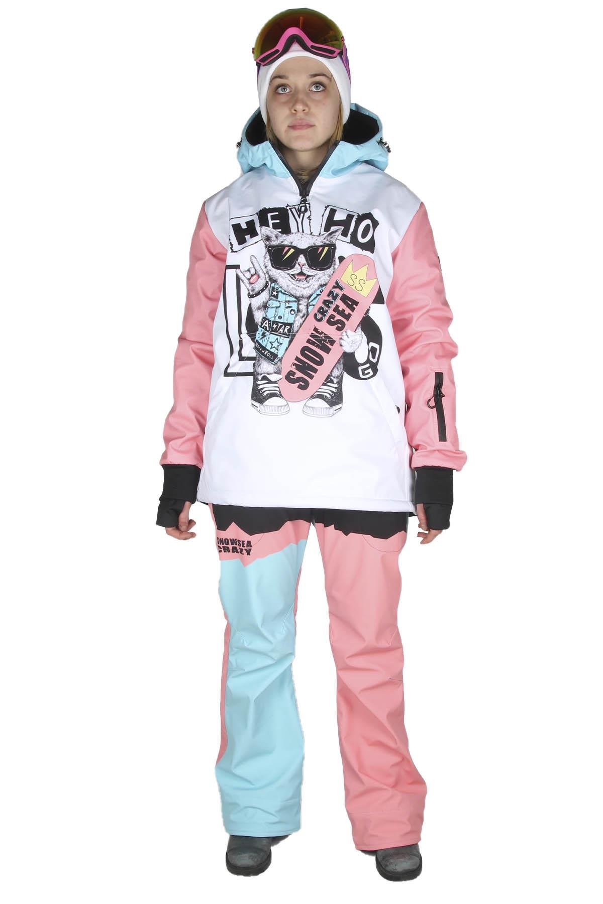 Snowsea SS7987 80'S Kadın Kayak Mont & Pantolon Takımı