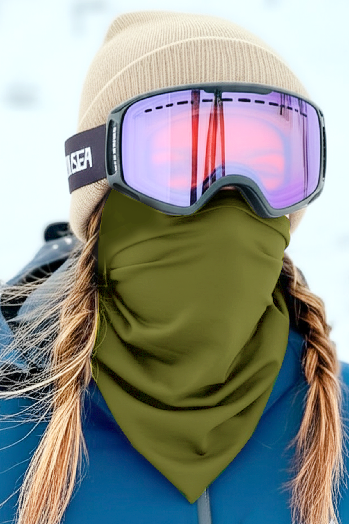 Snowsea Yeşil Kar Maskesi SS2125