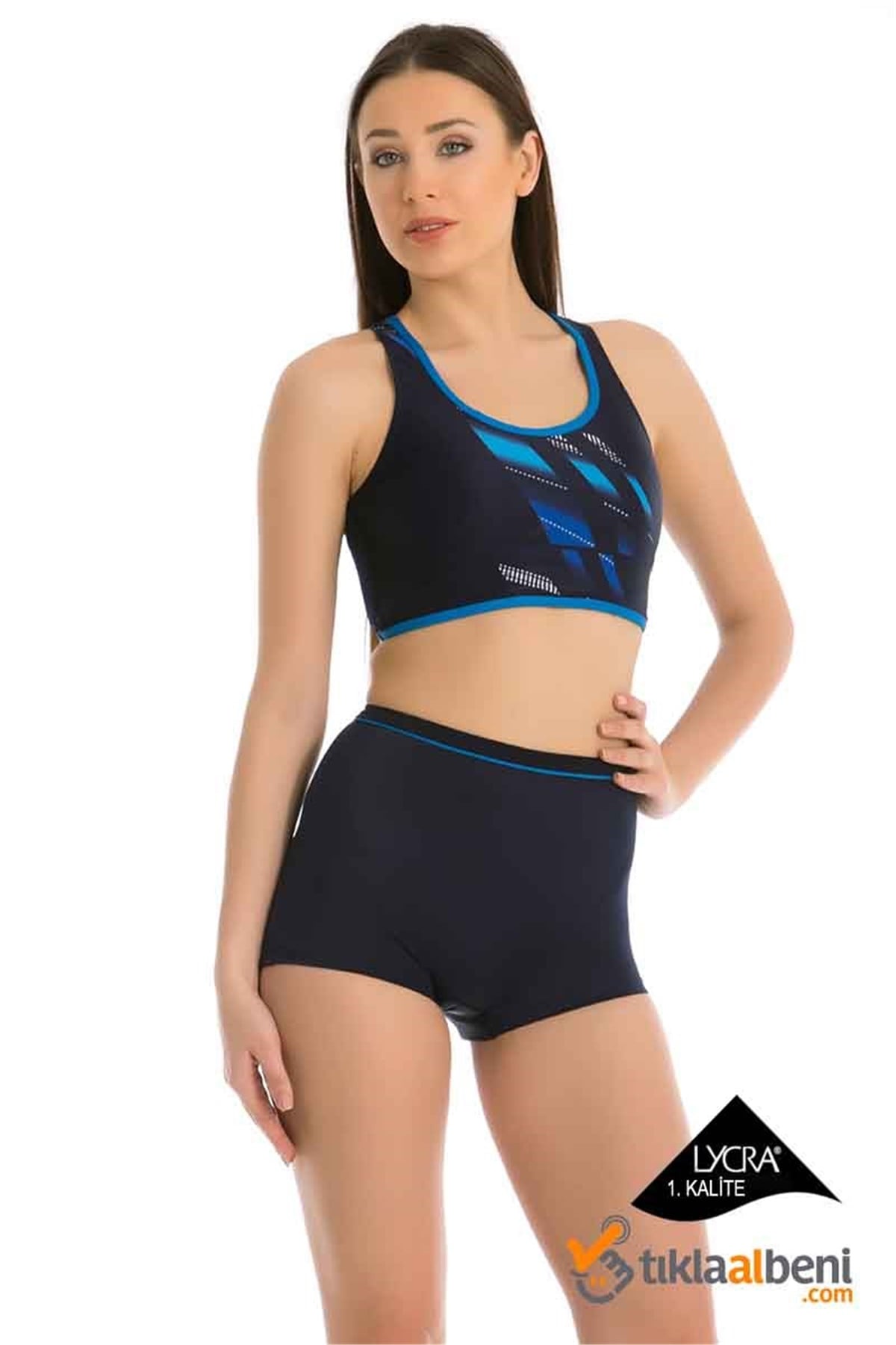 Şortlu İki Parça Bady Bikini 307651-02