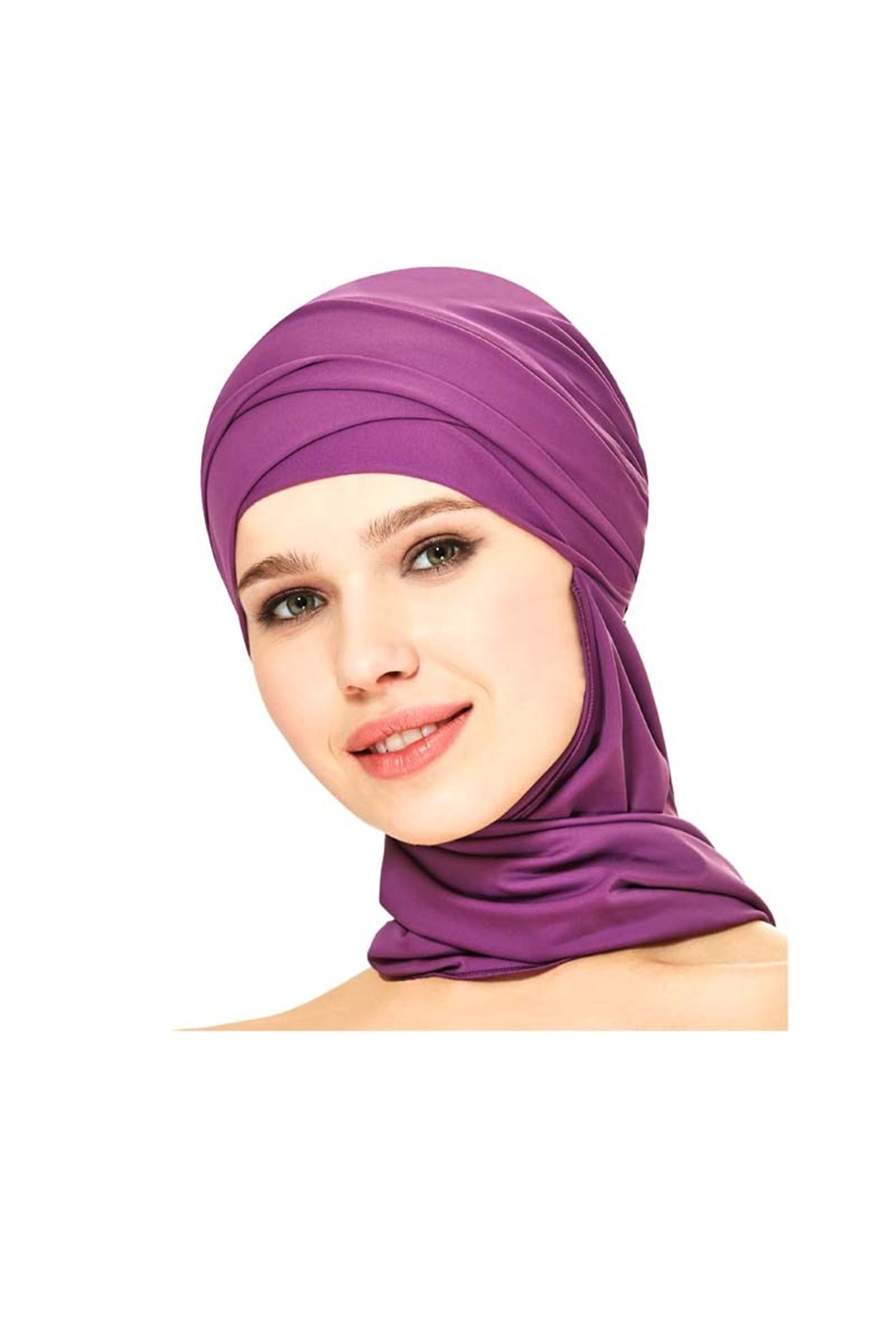 Tesettürlü Haşema Bonesi 164004 Mor