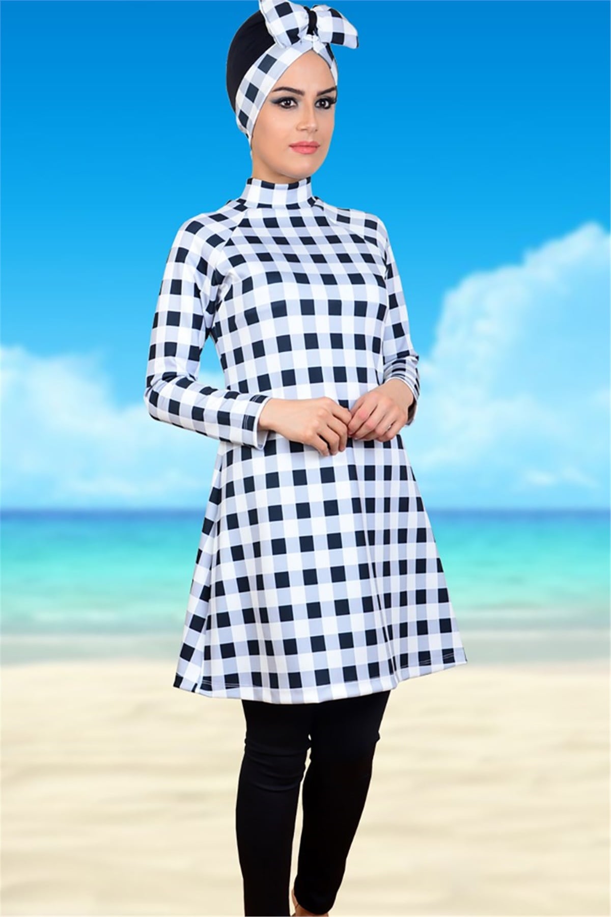 Tıklaalbeni Tesettür Mayo Linda 1014 Tunik Mayo