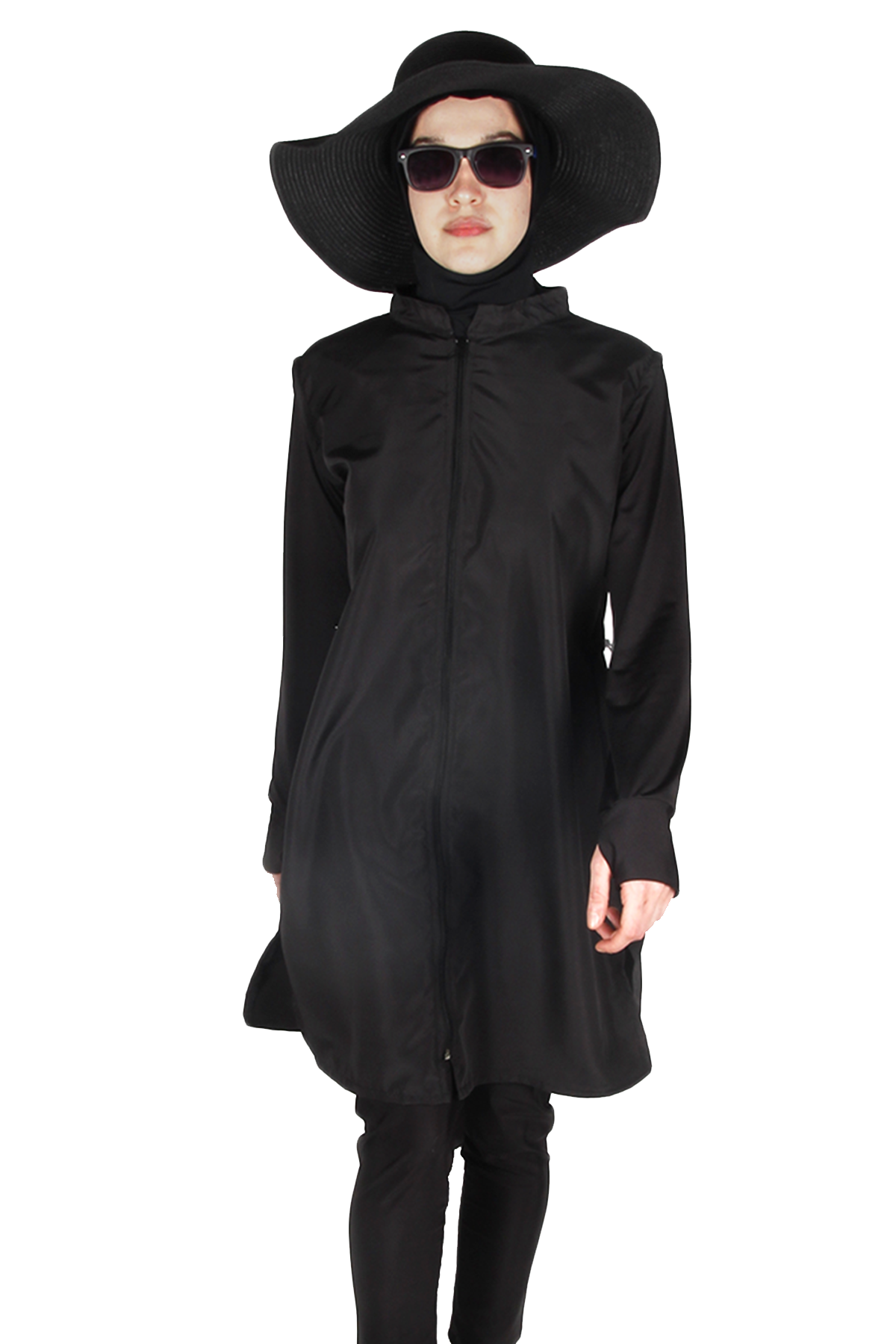 Veros VRS1036 Büyük Beden Tesettür Mayo, 3XL, 4XL, 5XL, 6XL, 7XL, 8XL