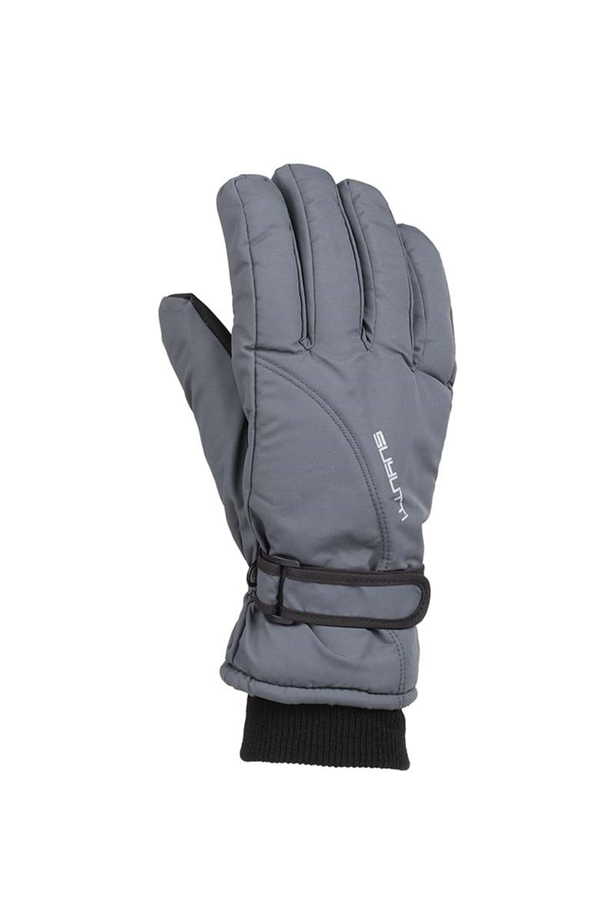 Yetişkin Erkek Düz Füme Kar Eldiveni - KR424-4