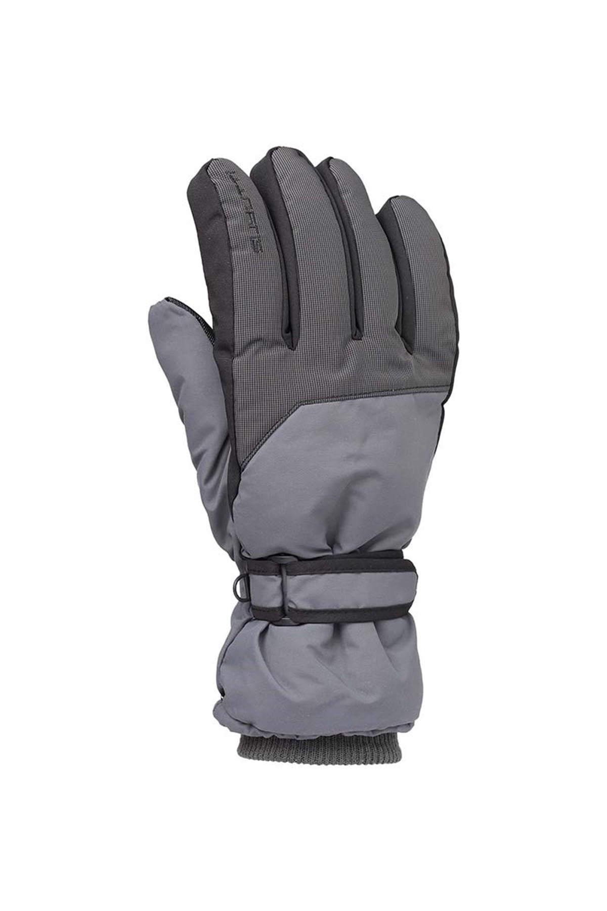 Yetişkin Erkek Gri Kar Eldiveni - KR424-3