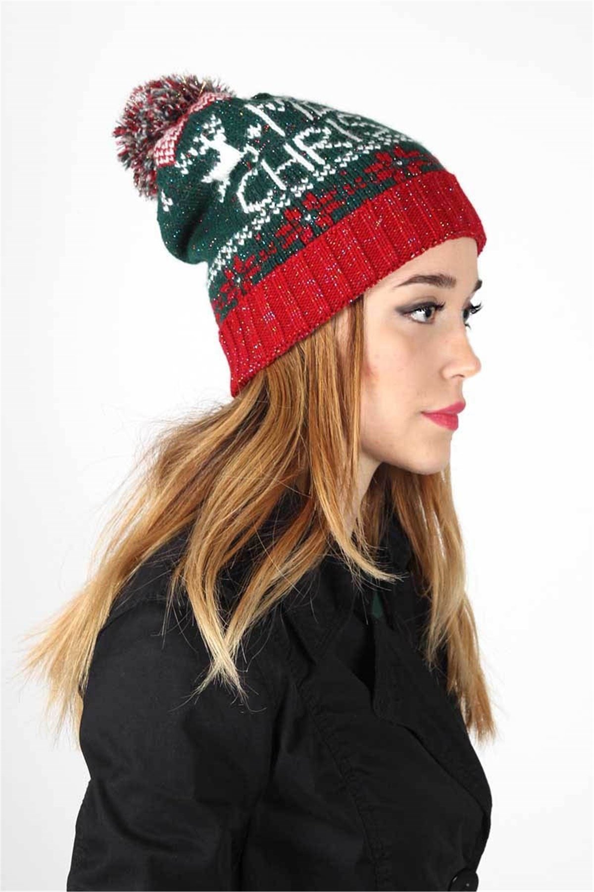 Yılbaşı Hediyesi, Merry Christmas Yeşil Yıbaşı Bere YB2020