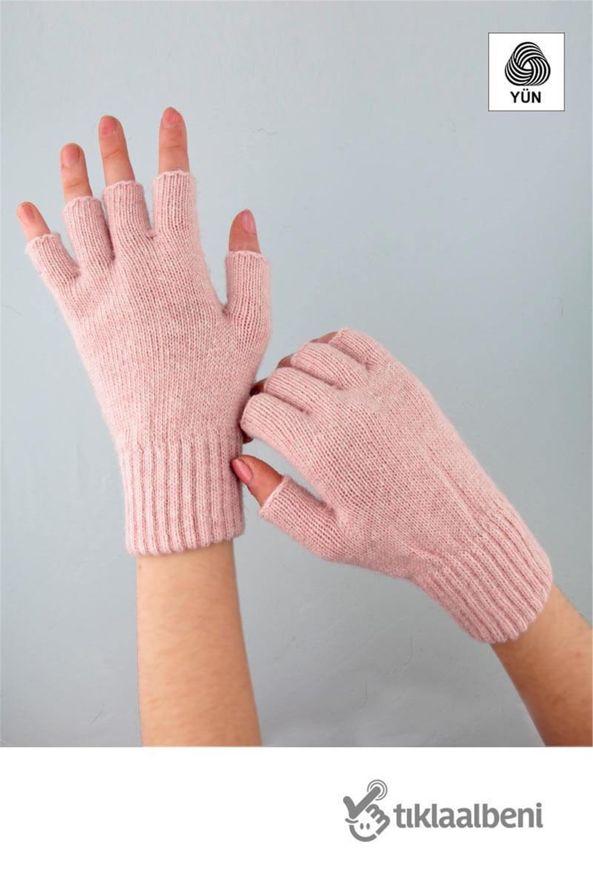 Yün Kesik Eldiven, Parmaksız Eldiven Bayan FO-5503