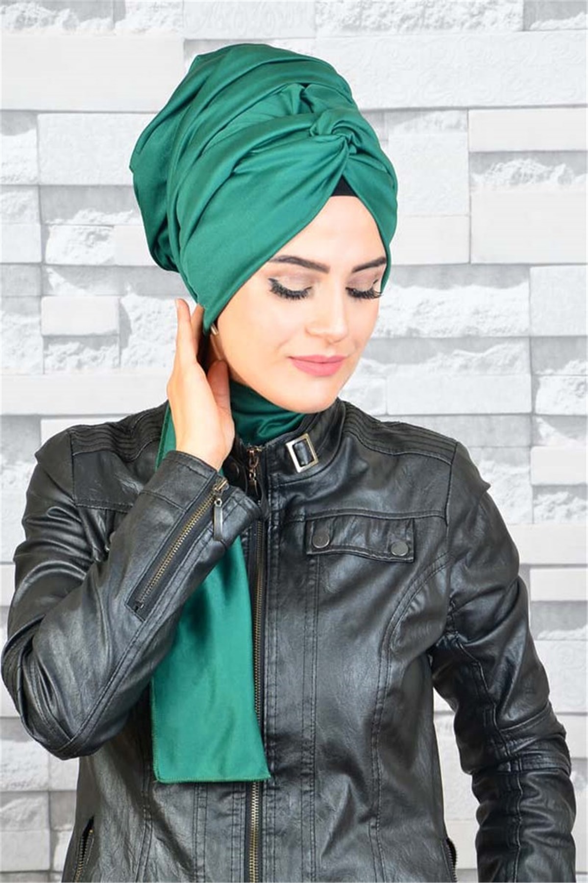 Zincir Bandana Pratik Bone Şal BN035