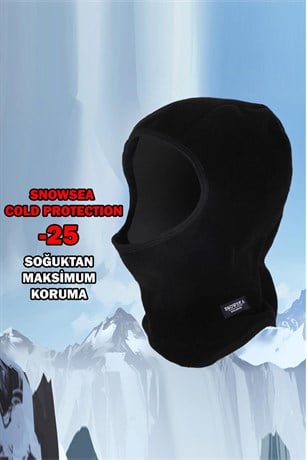 Cold Protection -25 Soğuktan tam Koruma Snowsea Siyah Maske