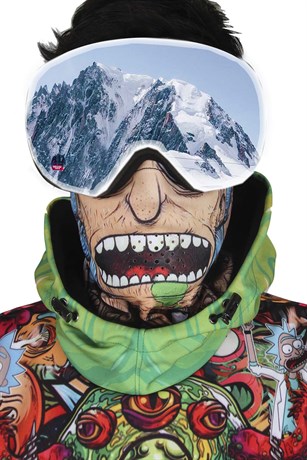 Crazy Face Özel Tasarım Kayak ve Snowboard Maskesi SS2097