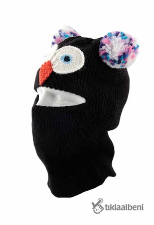 Kız Çocuk Kar Maskesi frm-21 Siyah