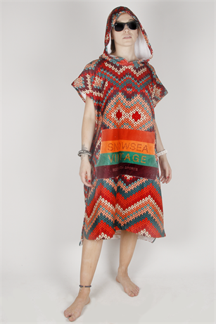 Snowsea Tribal Vintage Plaj ve Sörf Havlu Pançosu