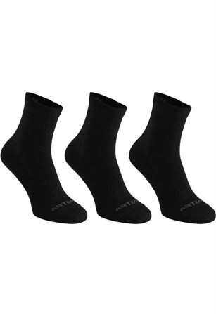 Uzun Siyah Tenis Çorabı C5561