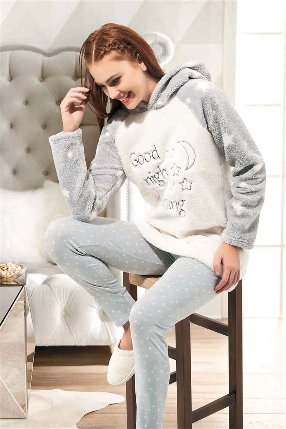 Bayan Polar Pijama Takımı Nbb 66157