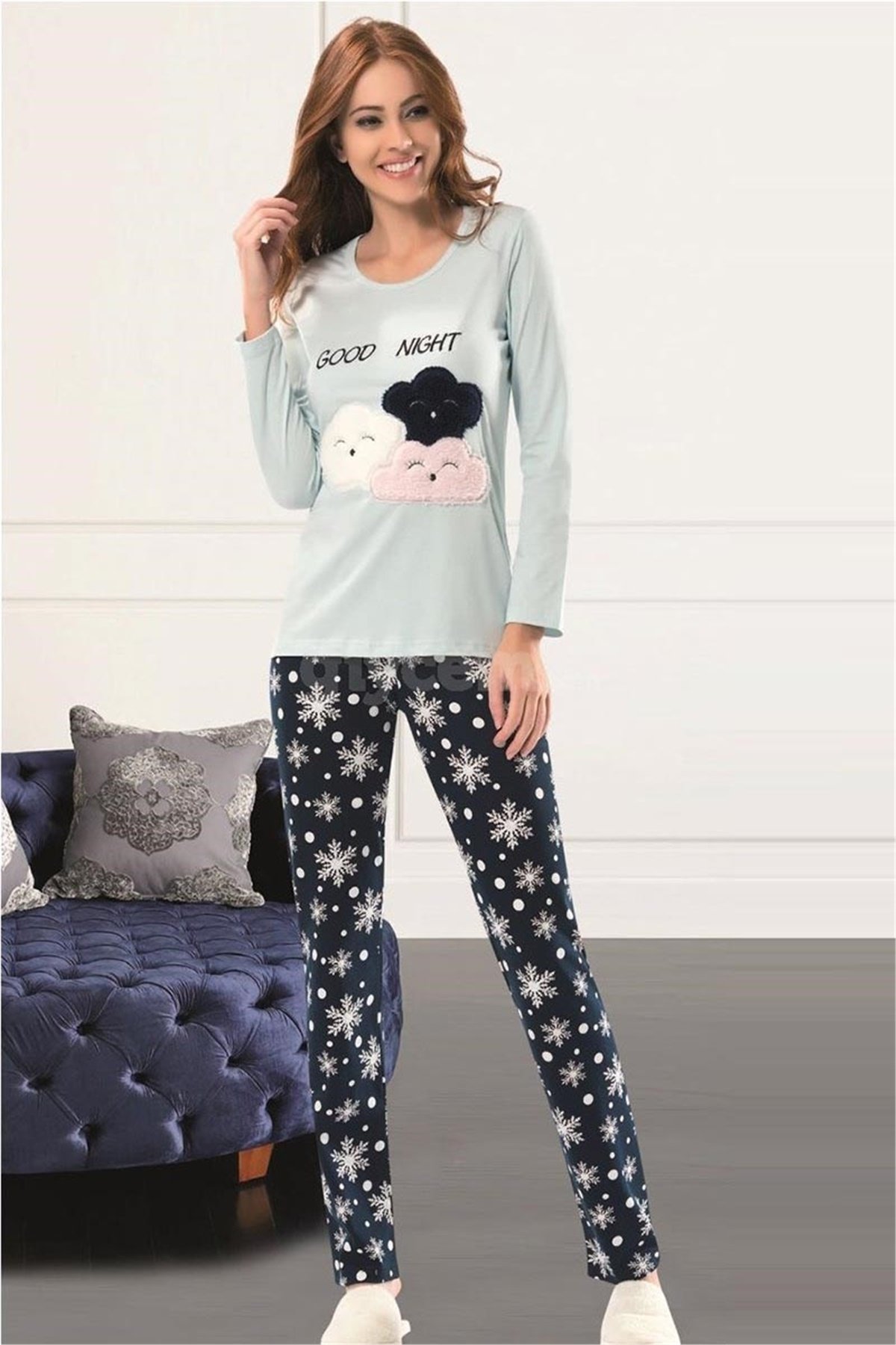 Bayan Polar Pijama Takımı Nbb 66167