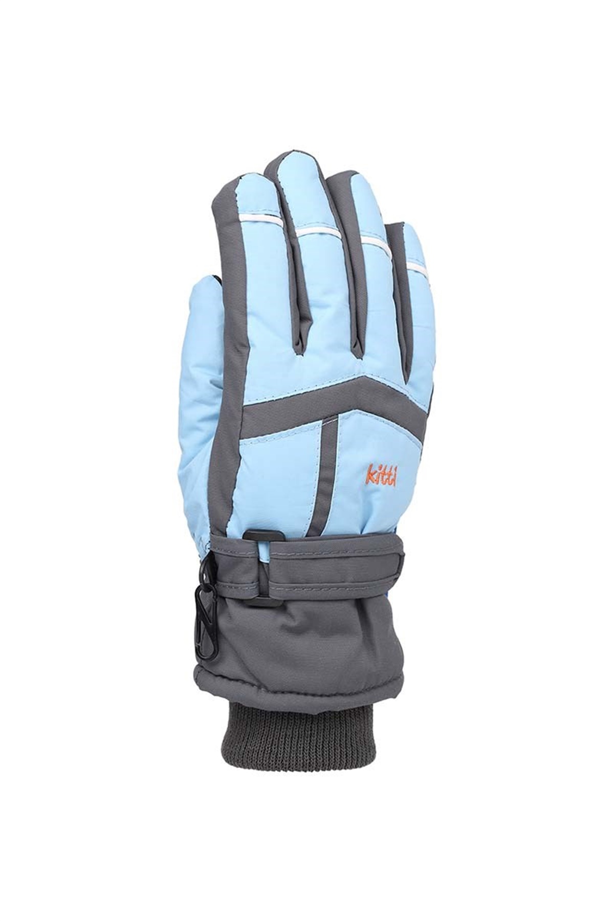  Erkek Çocuk Mavi Kar Eldiveni 4-8 Yaş - KR421-1